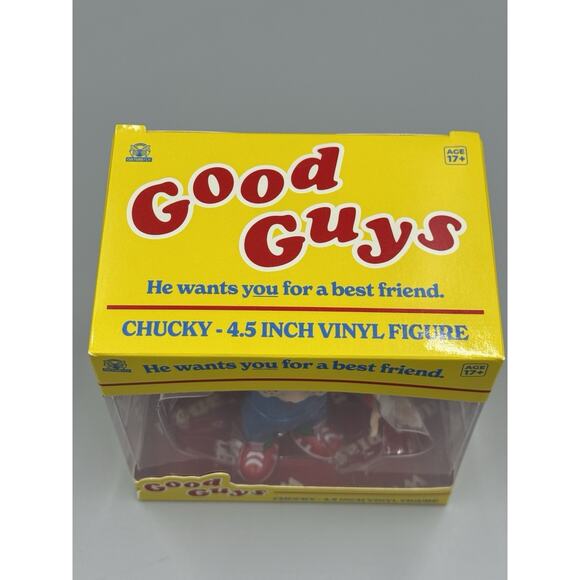 Good Guys Chucky With Blade Vinyl Figure Child Plays Horror Collectible New - Picture 3 of 7